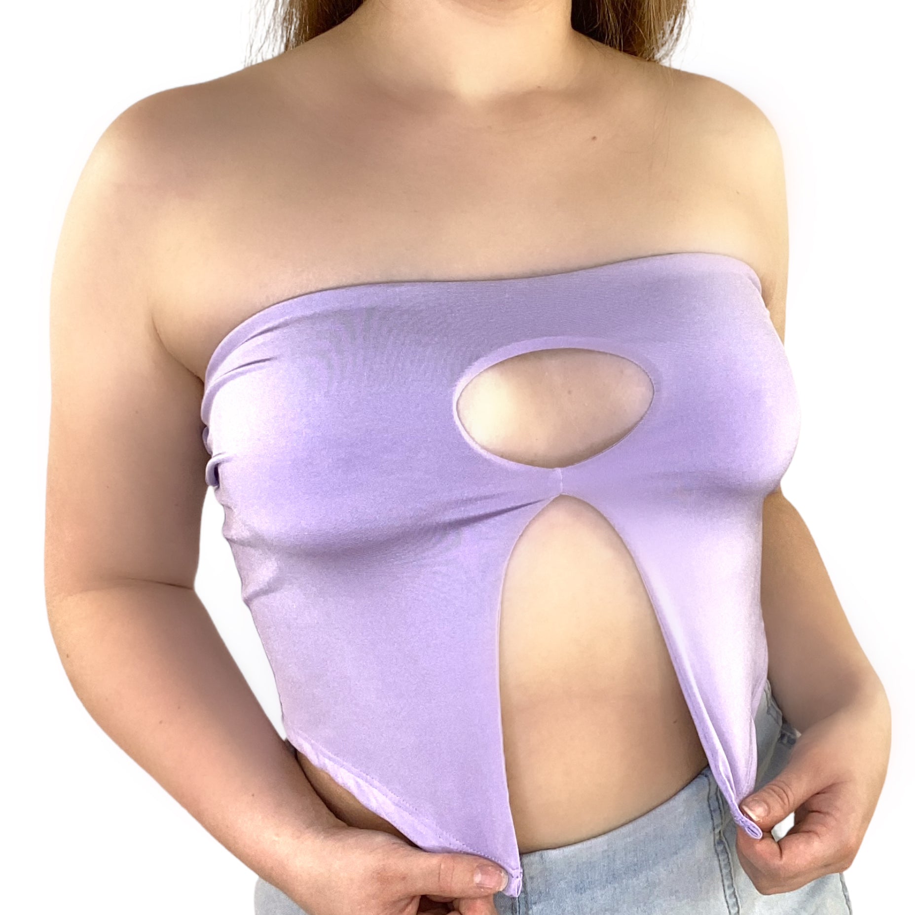 Lilac Tubular Fools In Love Top