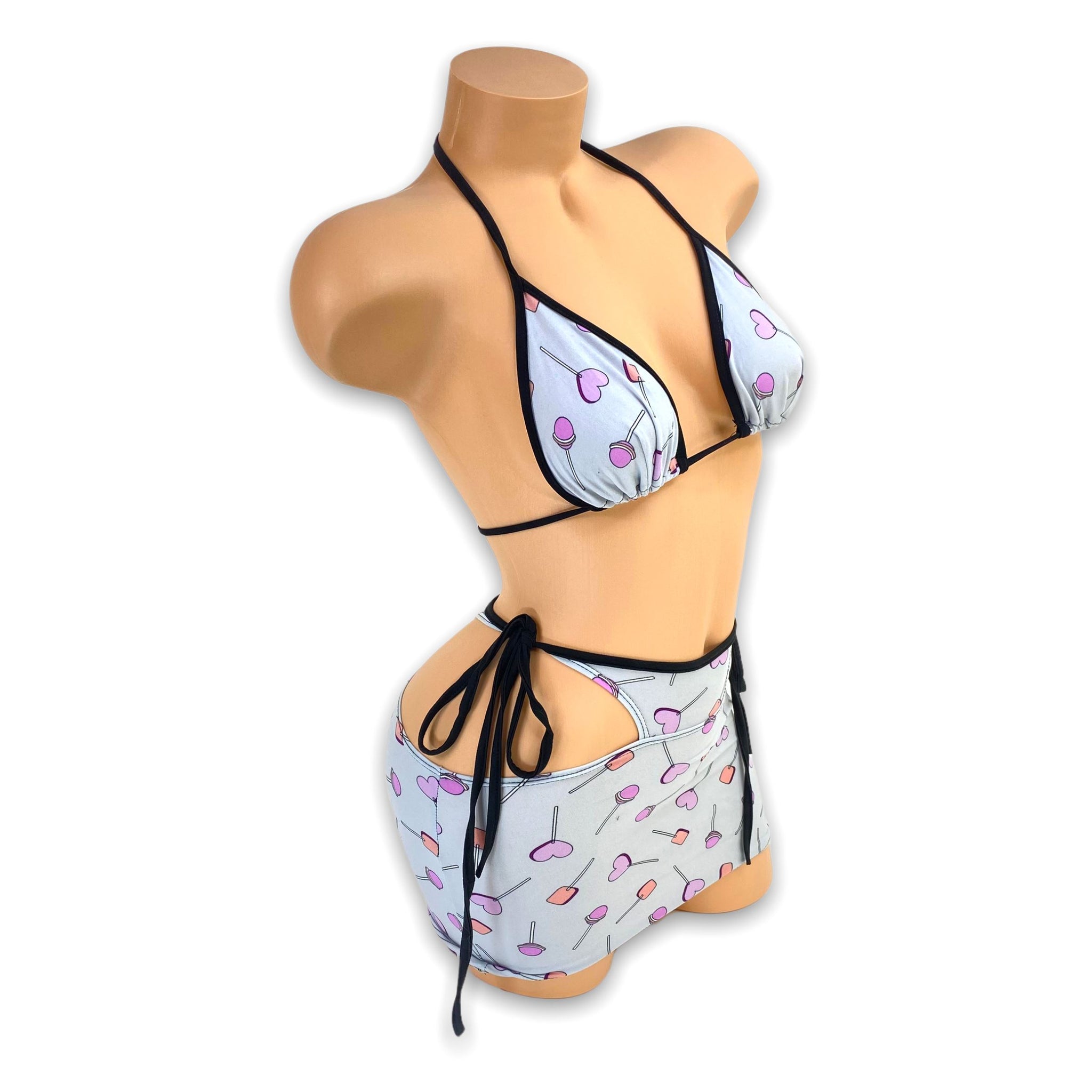 Lollipop Salma Faux Thong Skirt Set