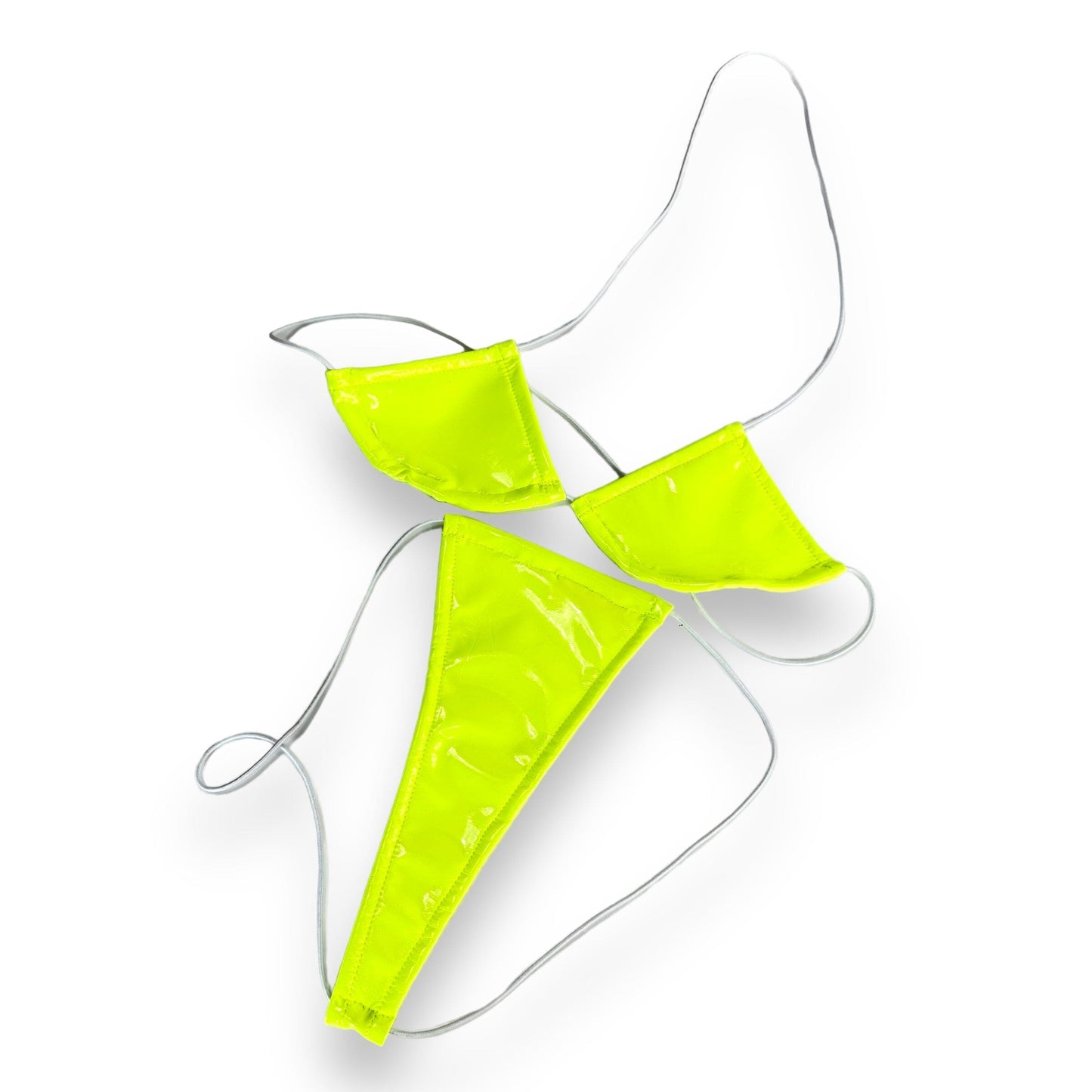 Neon Yellow Vinyl Teeny Tiny Micro ‘Kini