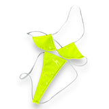 Neon Yellow Vinyl Teeny Tiny Micro ‘Kini