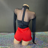 Complete fairy tale mouse costume set flat lay with accessories — Golddiggers Boutique exotic dancewear