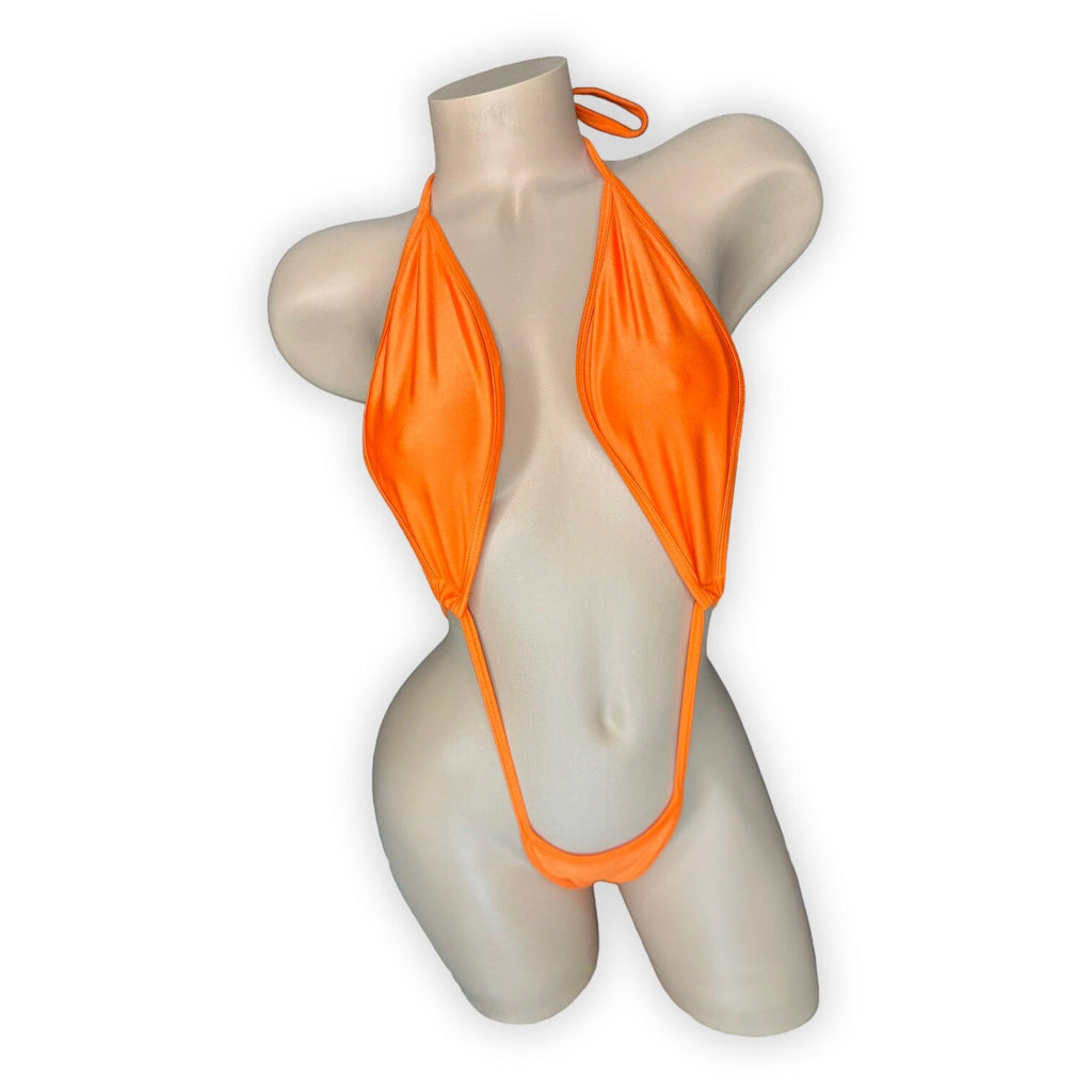 Orange T-Back Zola Slingshot-Bodysuit
