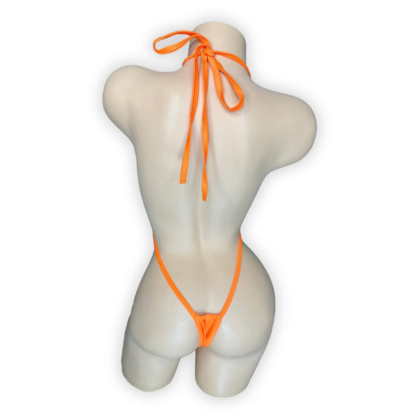 Orange T-Back Zola Slingshot-Bodysuit