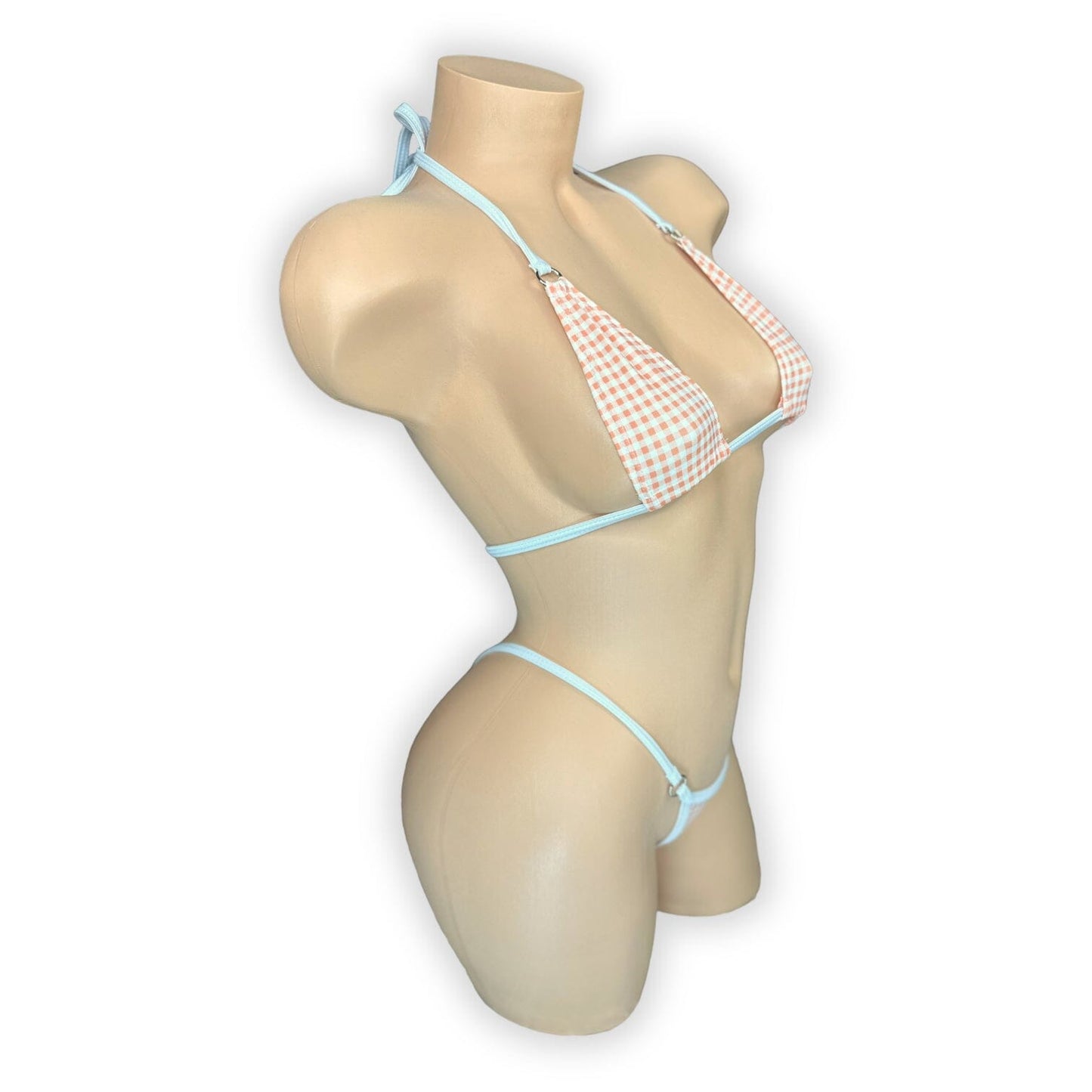 Peach Gingham Jada Set