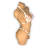 Peach Gingham Kate Skirt Set