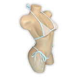 Peach Gingham Maggie 'Kini