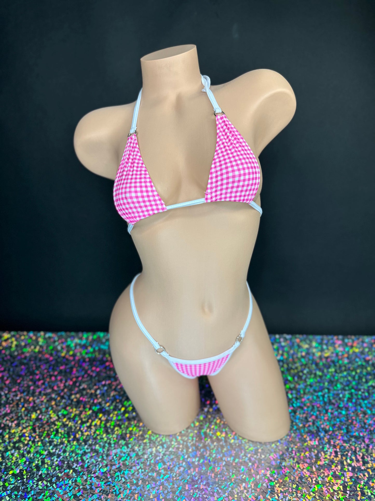 Pink Gingham Jada Set