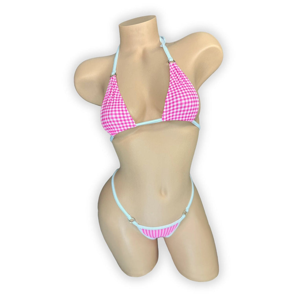 Pink Gingham Jada Set