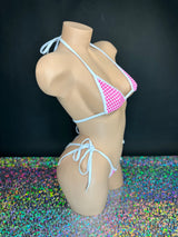 Pink Gingham Maggie 'Kini
