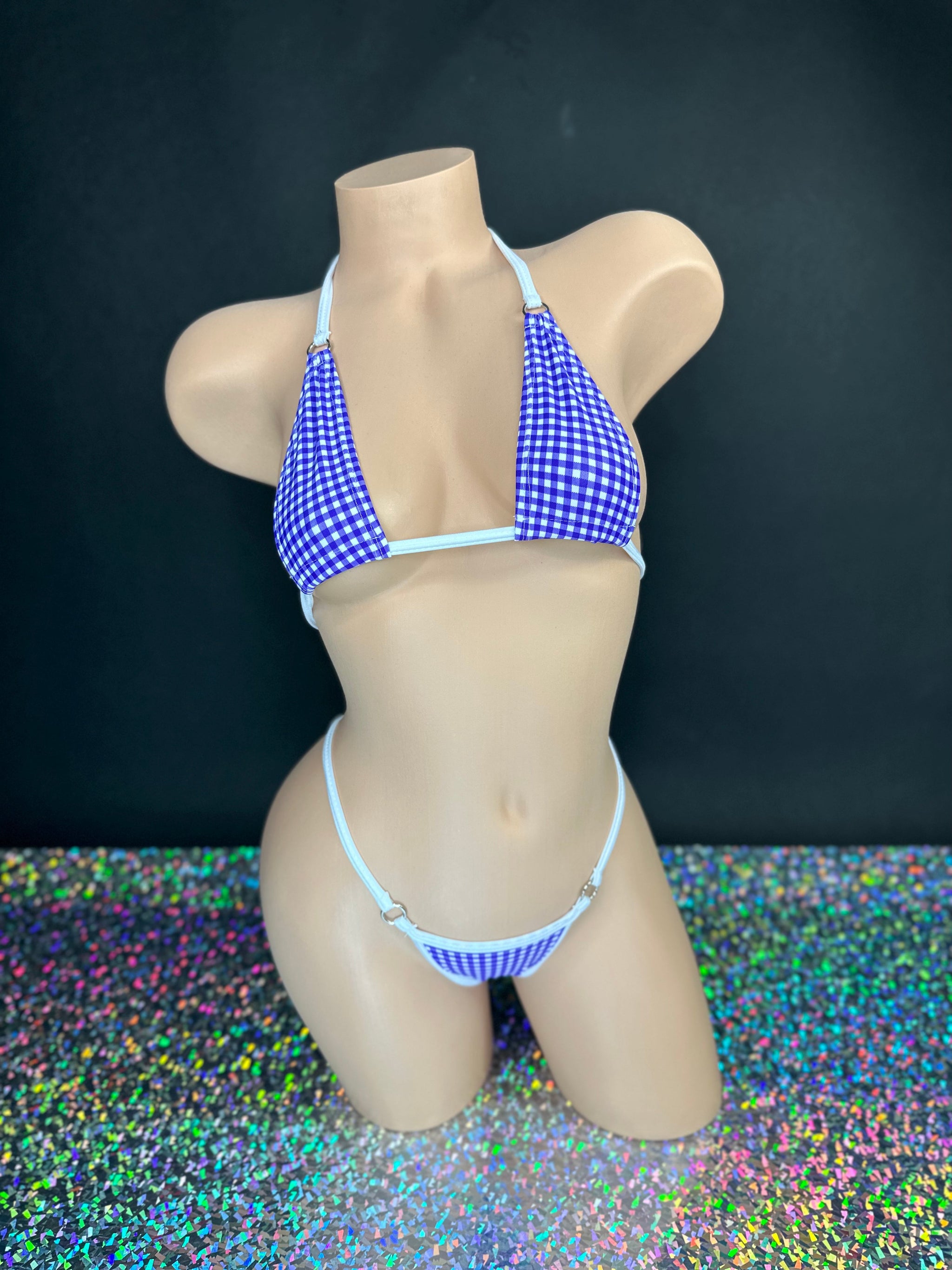 Purple Gingham Jada Set