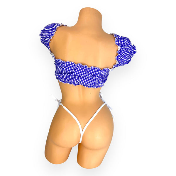 Purple Gingham Lizzie Set