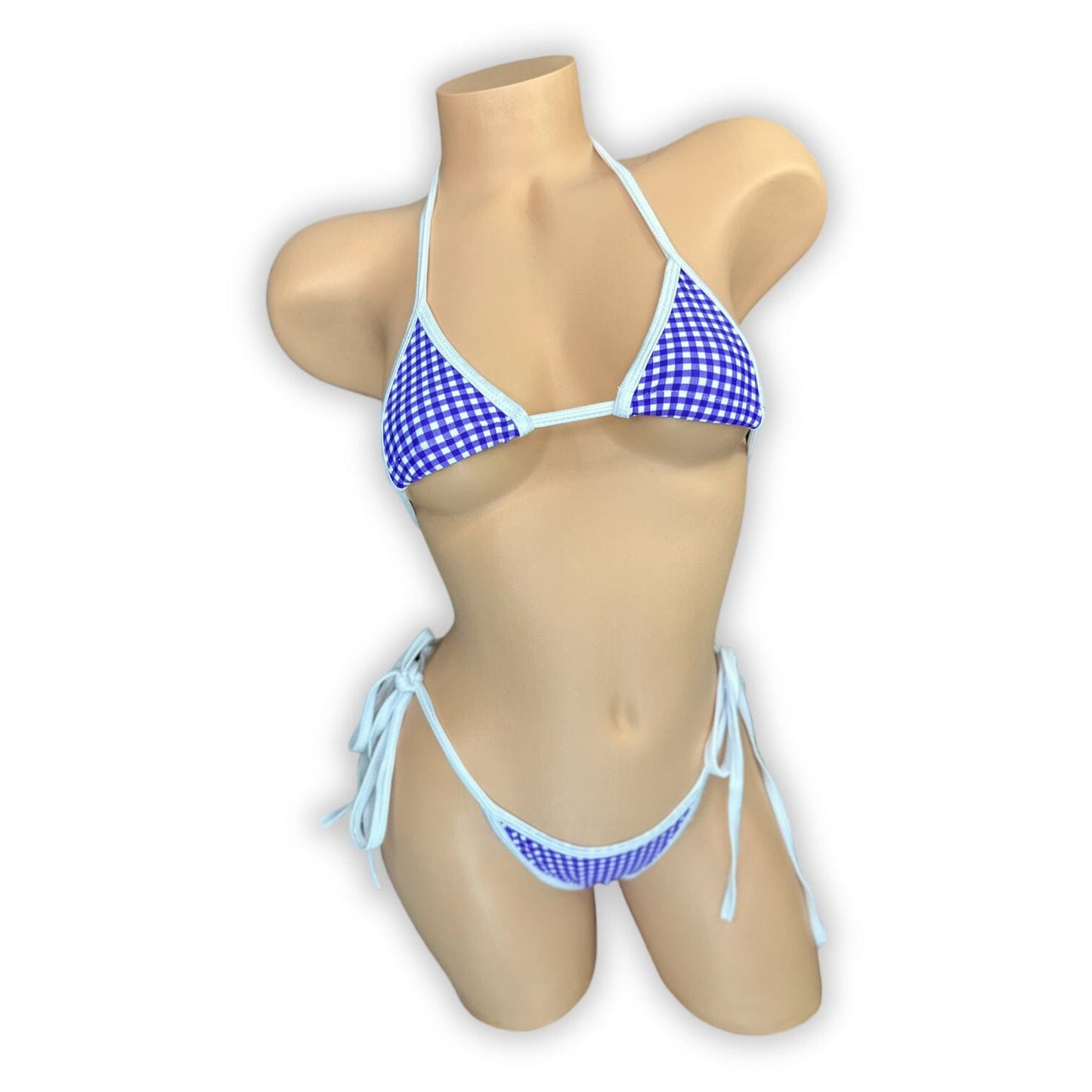 Purple Gingham Maggie 'Kini