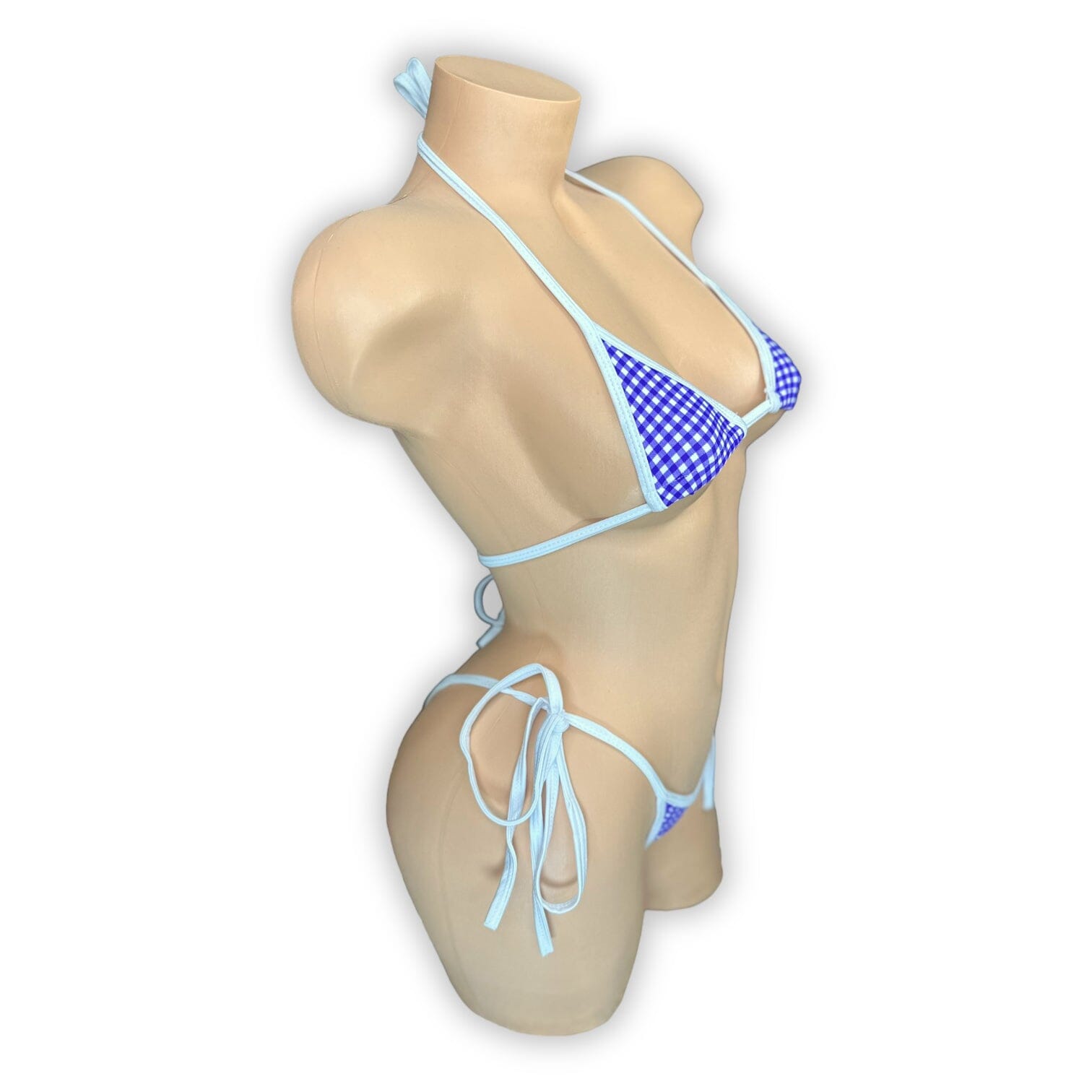 Purple Gingham Maggie 'Kini