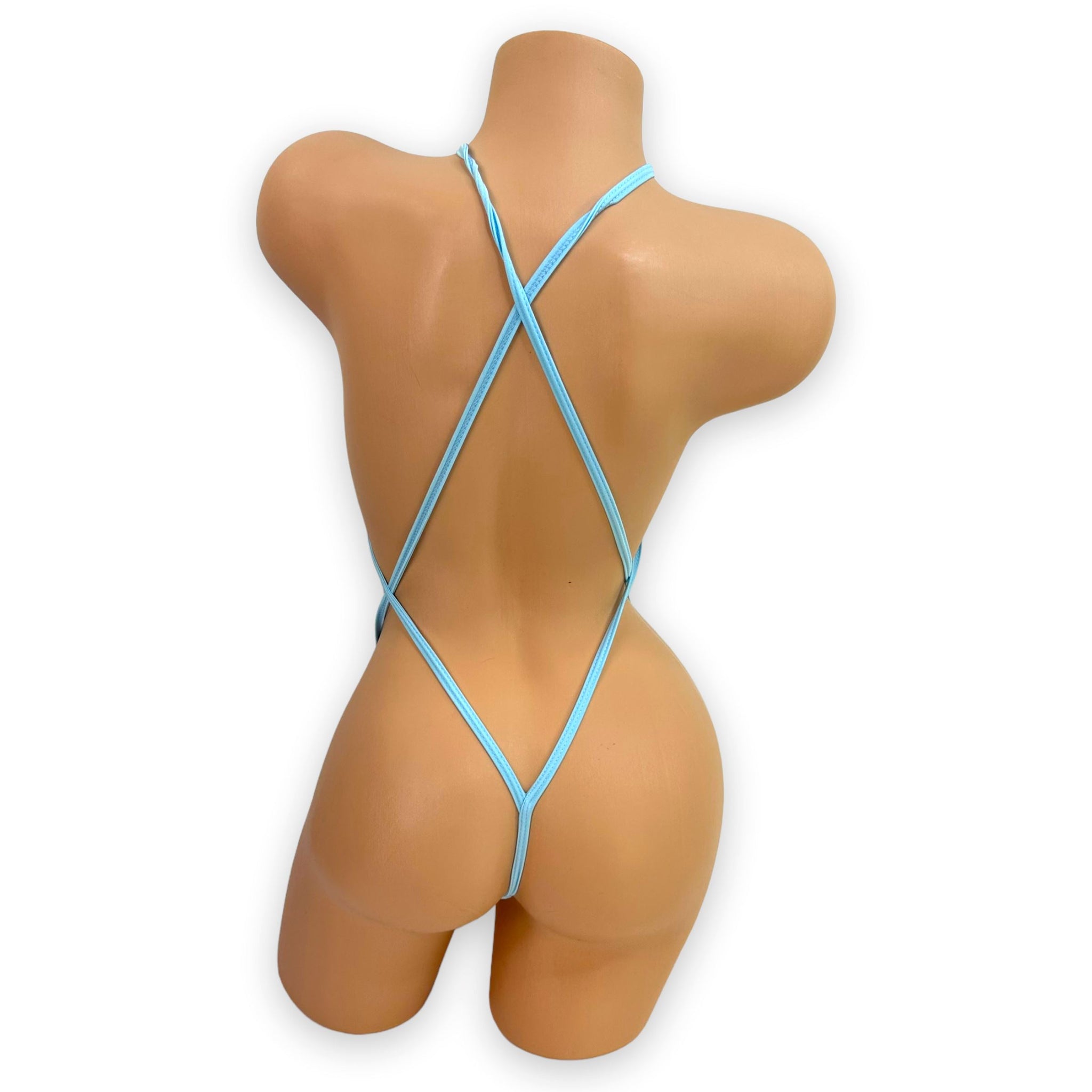 Rainbow Wrapped Up Willies Slingshot-Bodysuit