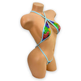 Rainbow Wrapped Up Willies Slingshot-Bodysuit