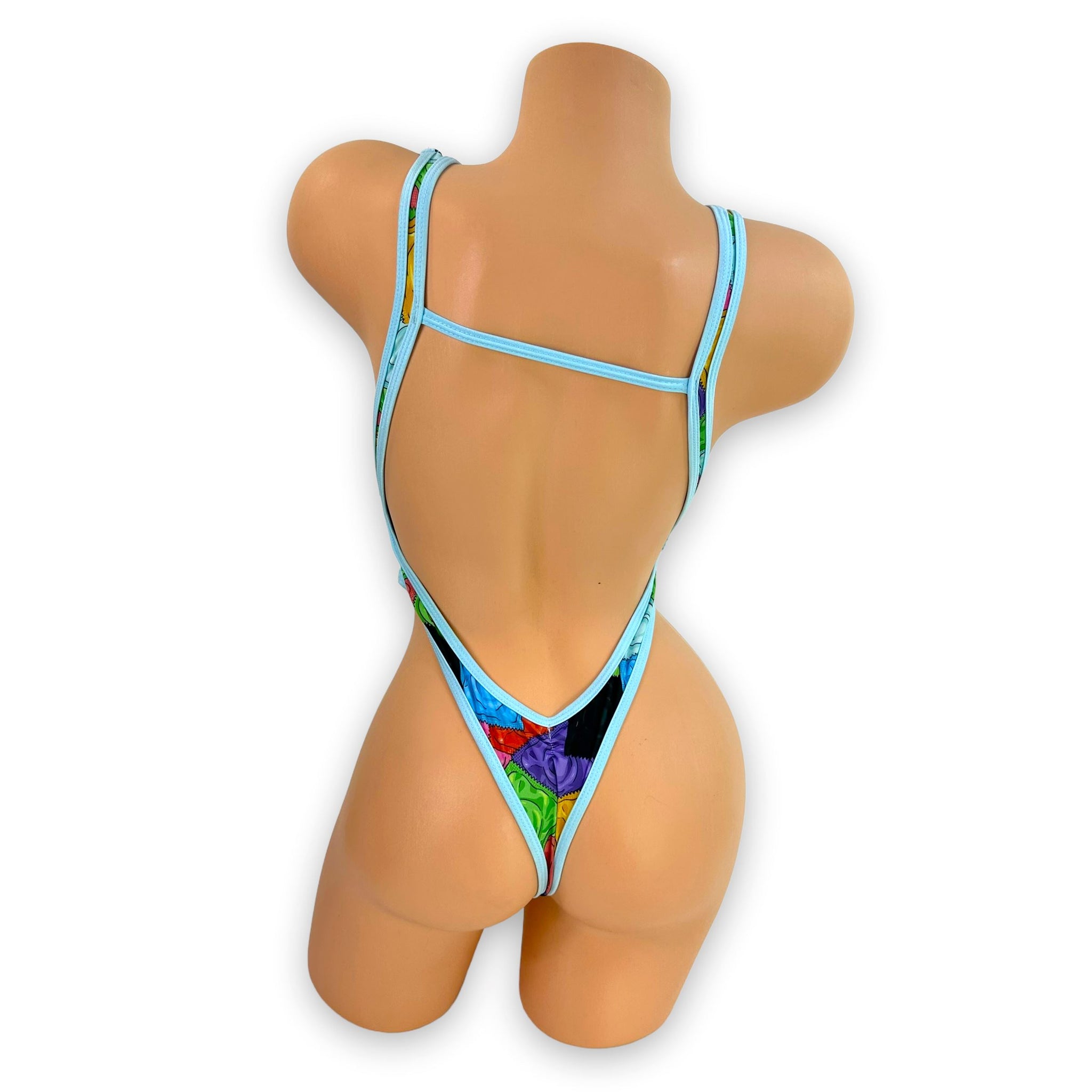 Rainbow Wrapped Willie Carson Bodysuit