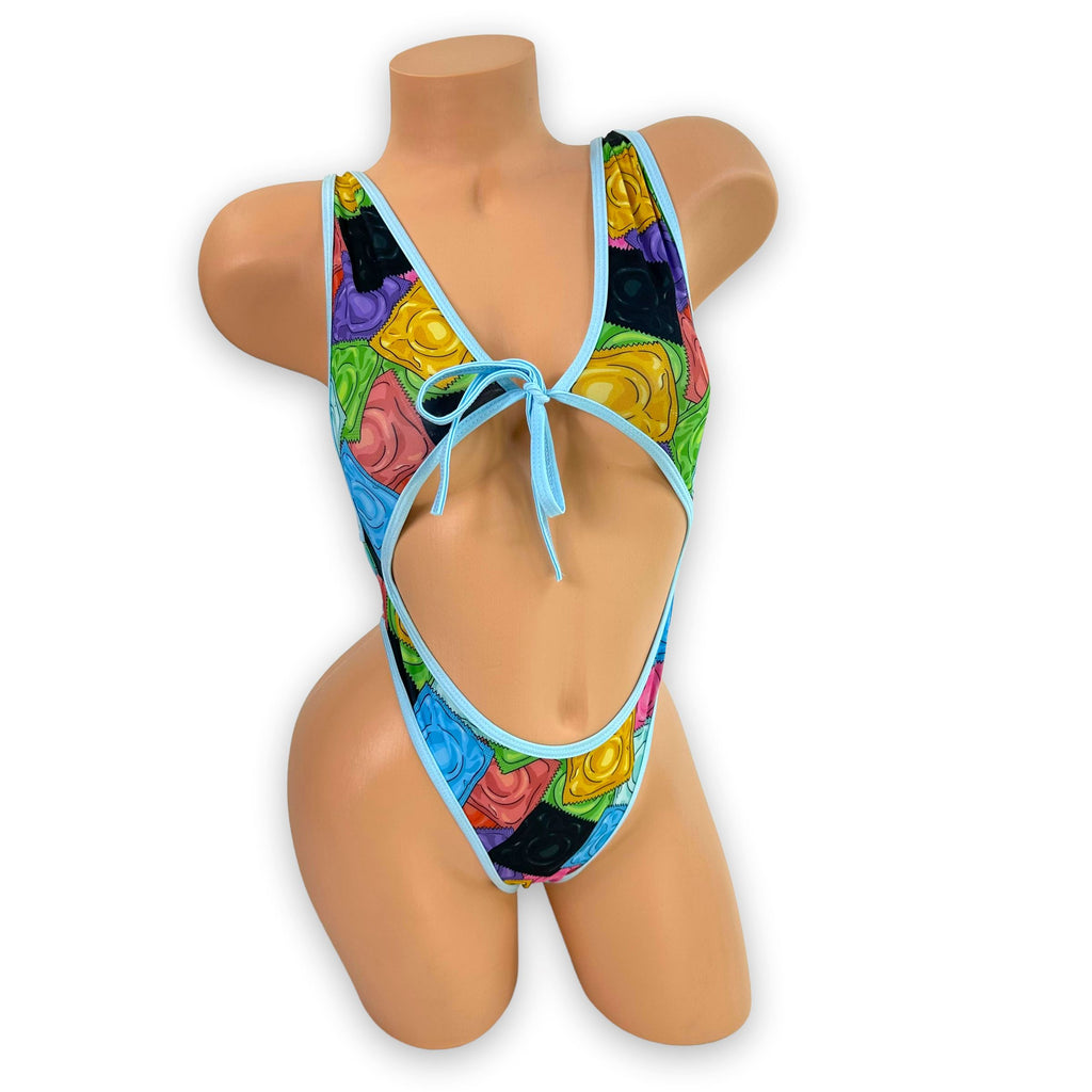 Rainbow Wrapped Willie Carson Bodysuit