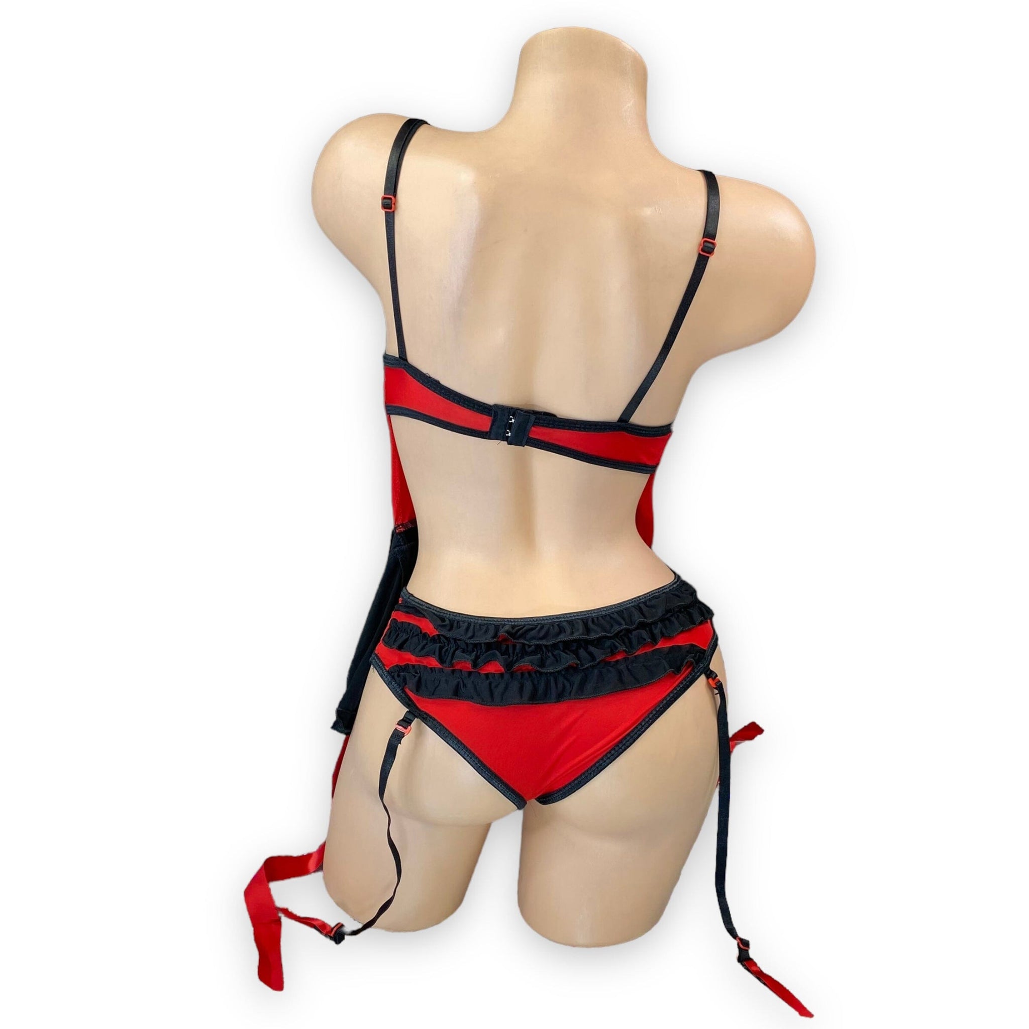 Red & Black Sweet Heart Nurse