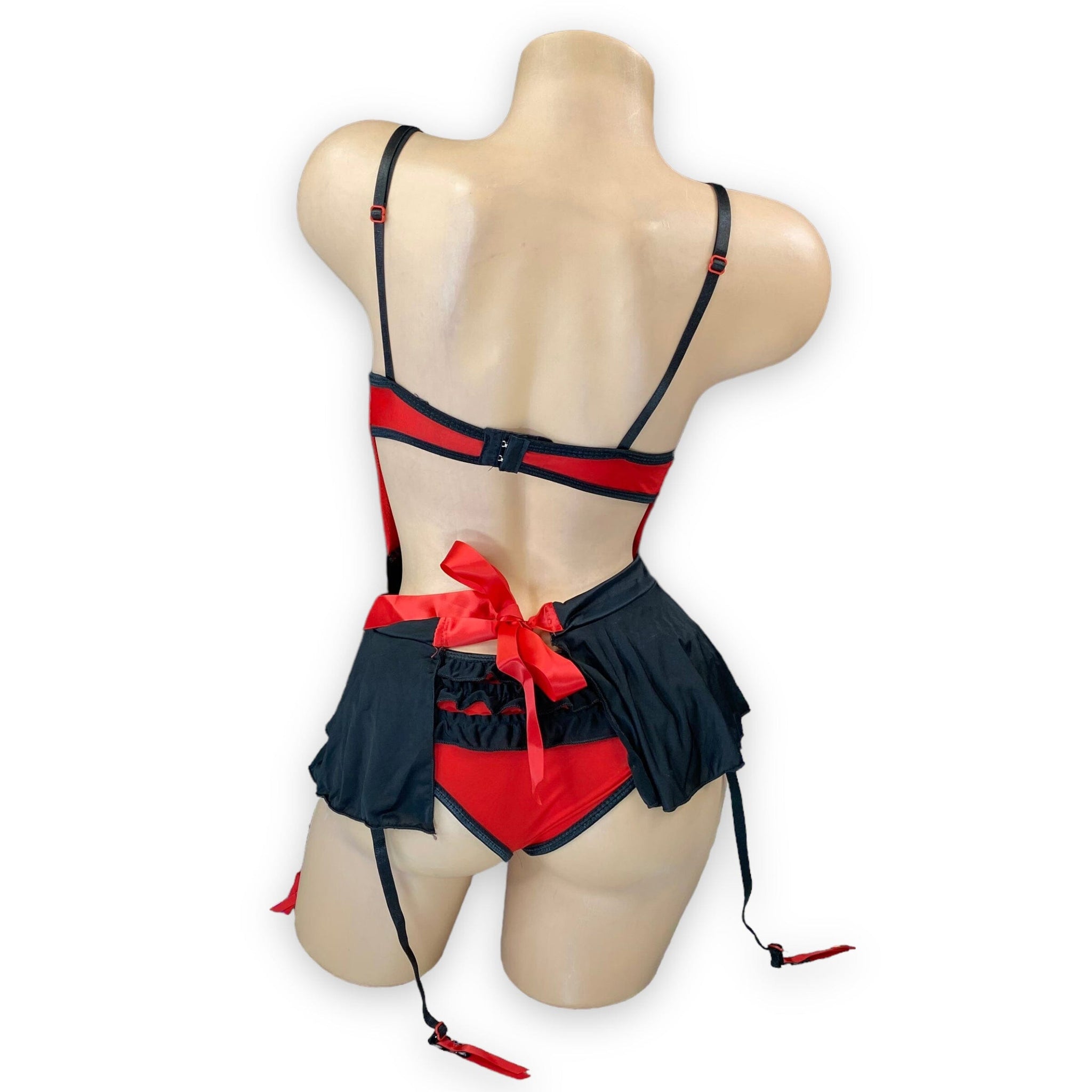 Red & Black Sweet Heart Nurse