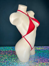 Red Slingshot-Bodysuit