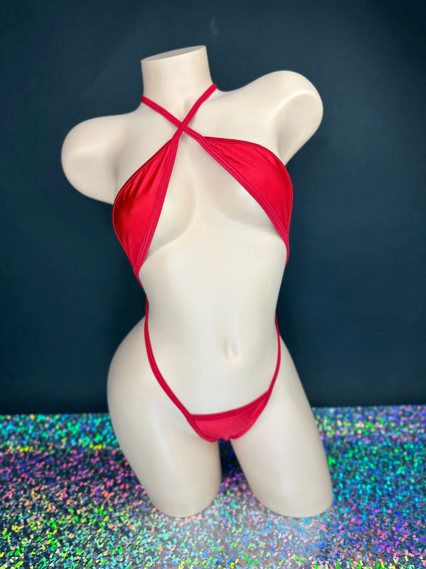 Red Slingshot-Bodysuit