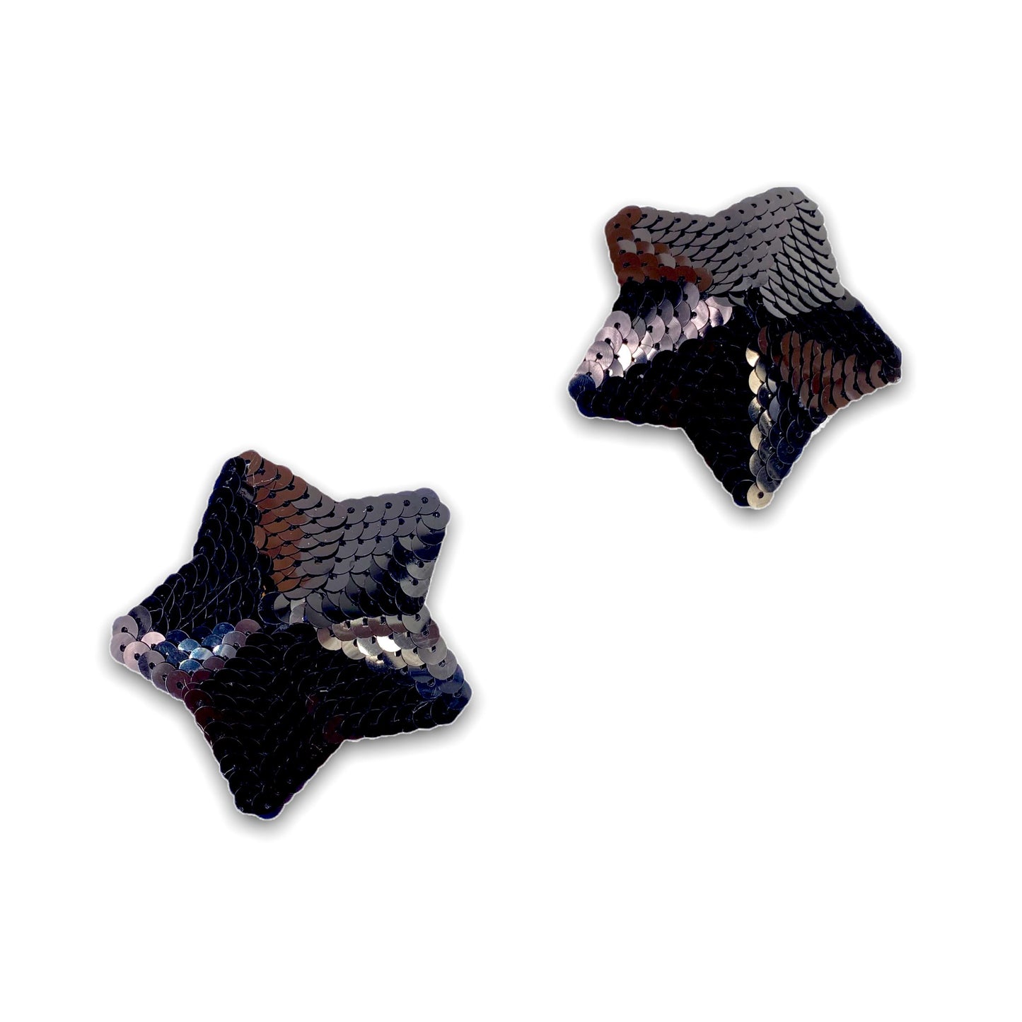 Reusable Black Sequin Star Pasties