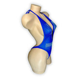 Royal Blue Mesh Jocelyn Bodysuit
