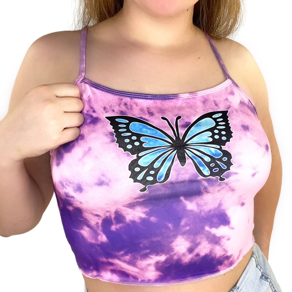 Tie-Dye Butterfly Hotness Cami