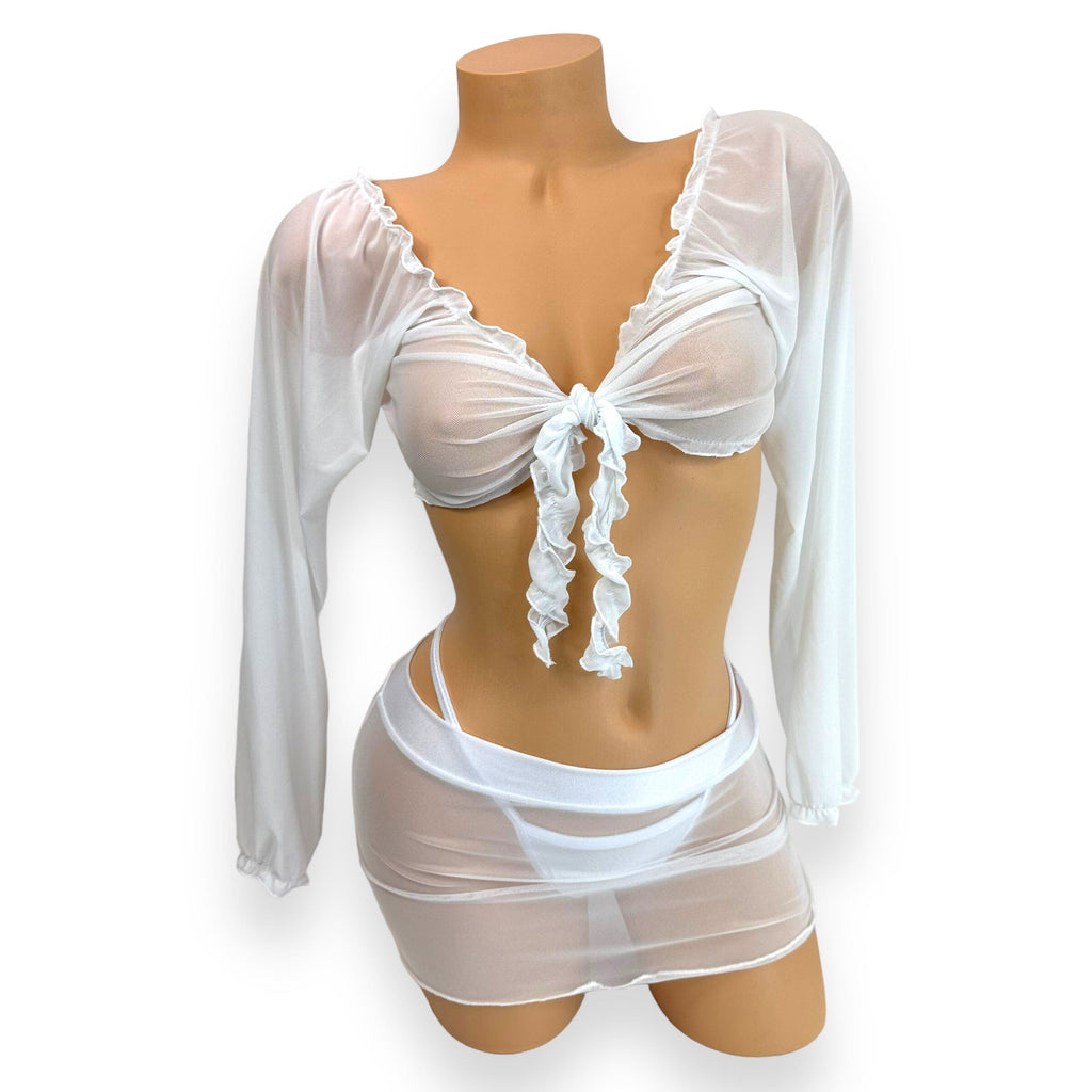 White Penelope Skirt Set